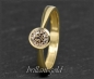 Preview: Gold Brillant Ring 0,69ct VS1; 585 Gelbgold